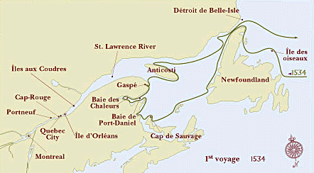 the route of jacques cartier